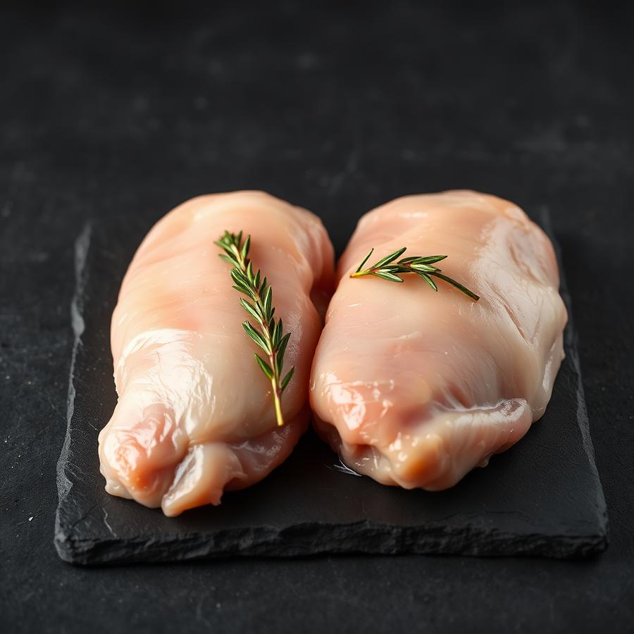 Hauts de cuisse marinés citron-thym